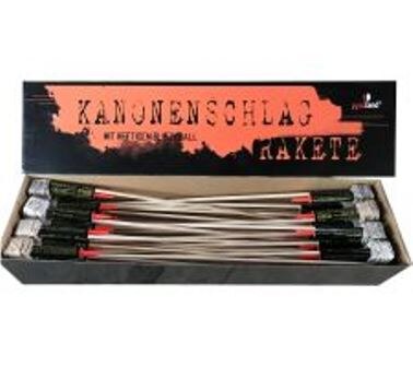 Kanonenschlag - Rakete 24er-Set (Stahlk&auml;fig)