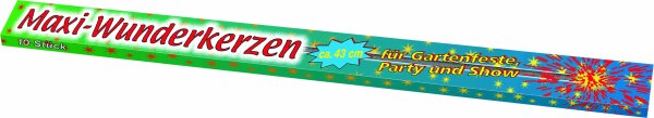 Maxi - Wunderkerzen 10er, a 43 cm  KAT 1
