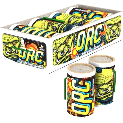 Orc Crackling Font&auml;ne 4er-Pack X AU 0626
