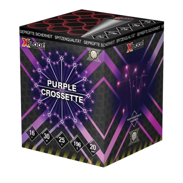 Purple Crossette, 16-Schuss Batterie