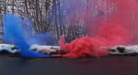 Rauchgranate Rot/Blau, Doppelrauch T1
