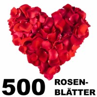 Rosenbl&auml;tter ,rot, 500er Btl.