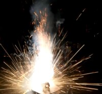 Skull, 4-Schuss Totenkopf - Font&auml;nenbatterie NEU