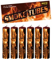 Smoke Tubes Orange, 6er-Btl. Rauchkörper T1