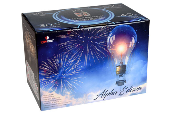 Alpha Edison 25-Schuss-Feuerwerk-Batterie 30mm