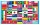 Amscan Fahne Multi-Nationen ca. 150 x 91 cm