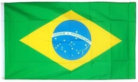Fahne Flagge Brasilien 90 x 150 cm mit Metallösen