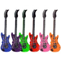 Luftgitarre ca. 100 cm, farblich sortiert