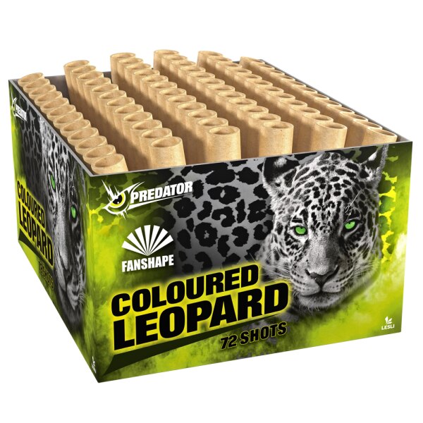 Coloured Leopard, 72-Schuss F&auml;cherbatterie