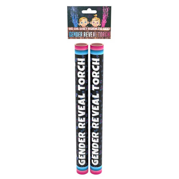 Gender Reveal Torch, 2er Bengalfackel