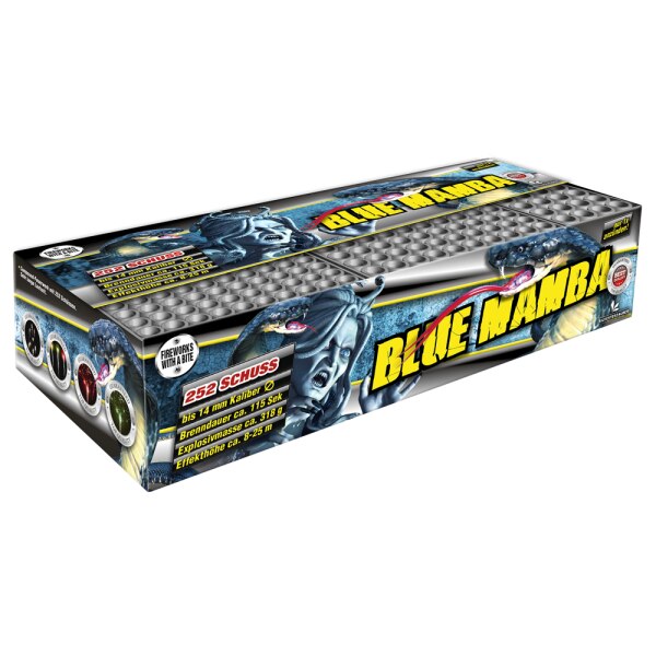 Blue Mamba 252-Schuss 115 Sek.