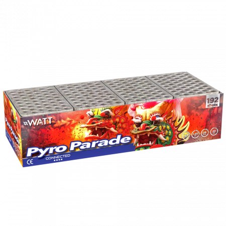 Pyro Parade, 192-Schuss 4er-Verbund NEU