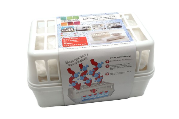 Luftentfeuchterbox inkl. 2 Nachf&uuml;llern 2x1200 Gramm