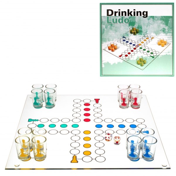 Trinkspiel Ludo 19 tlg. K