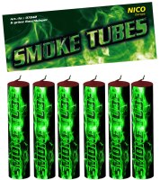 Smoke Tubes Grün, 6er-Btl. Rauchkörper T1
