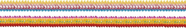 Amscan Girlande Regenbogen 4 x ca. 200cm