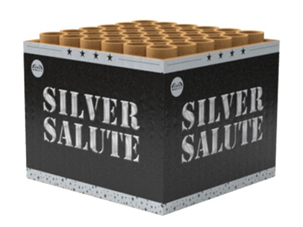 Silver Salute, 36-Schuss Knallbatterie