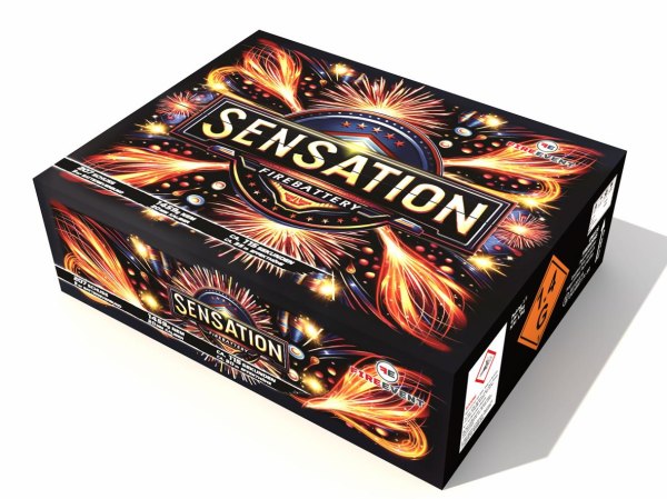 Sensation, 207-Schuss MEGA -Verbund, 115 Sek.