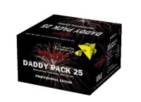 Daddy Pack 25, 100 Schuss Profi Verbundfeuerwerk,30mm