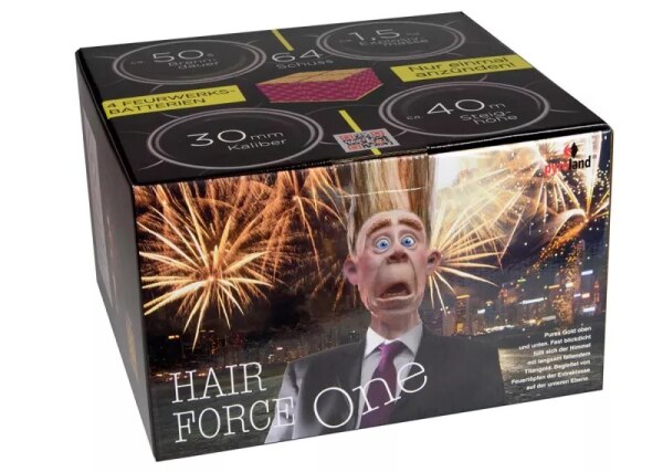 Hairforce One, 64-Schuss 4er-GOLD -Verbund 30mm