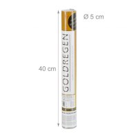 Konfetti Shooter Party Popper Gold 40 cm, Papier