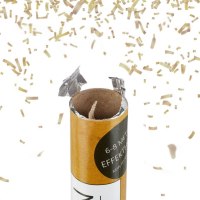 Konfetti Shooter Party Popper Gold 40 cm, Papier