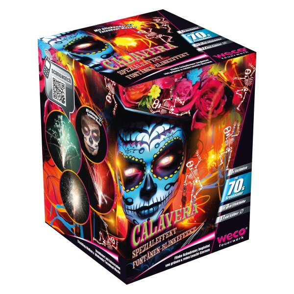 Calavera, Spezial-Effekt-Font&auml;nen-Batterie  NEU