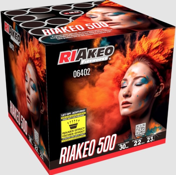 Riakeo 500, 23-Schuss F&auml;cher Batterie, 30mm