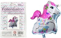 Folienballon "Einhorn" ca. 62x80 cm