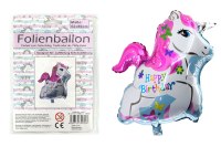 Folienballon "Einhorn" ca. 62x80 cm