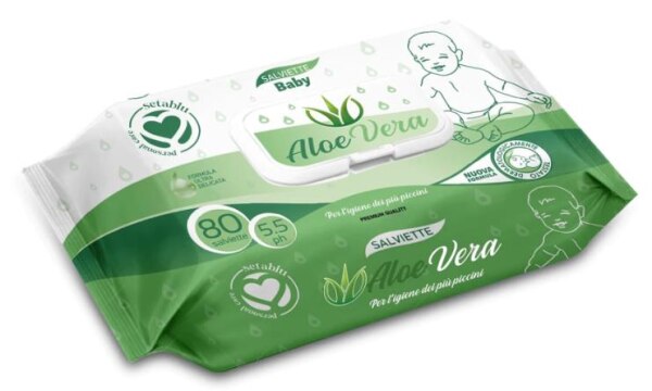 Aloe Vera Baby Feuchtt&uuml;cher 80er Pack