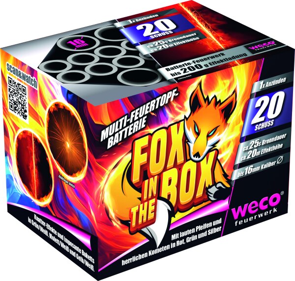 Fox in the Box, 20-Schuss Batterie