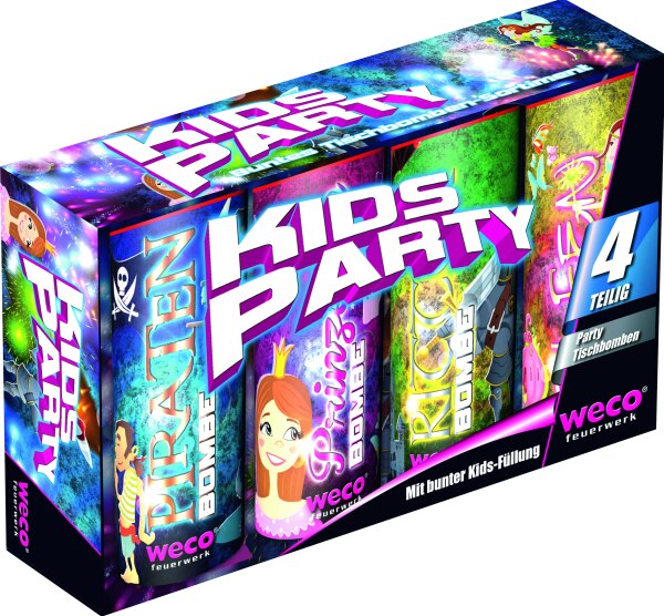 Kids Party, 4er Tischbomben