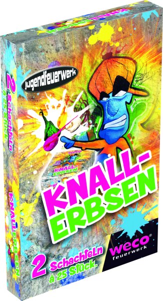 Knallerbsen 2 x 25 Stck. im Set