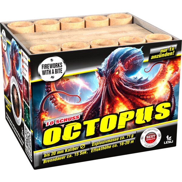 Octopus, 10-Schuss Batterie
