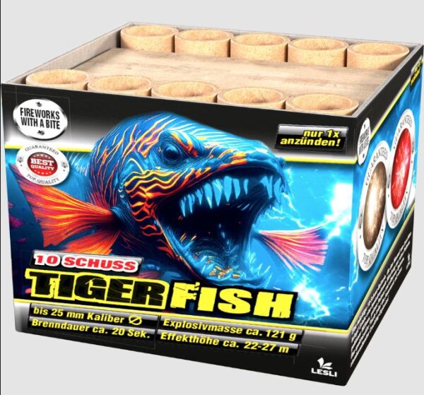 Tigerfish, 10-Schuss Batterie