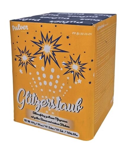 Glitzerstaub, 16-Schuss Batterie