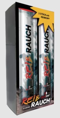 Reib Rauch, intensiv  Schwarz 2er-Set, ca. 60 Sek., T1