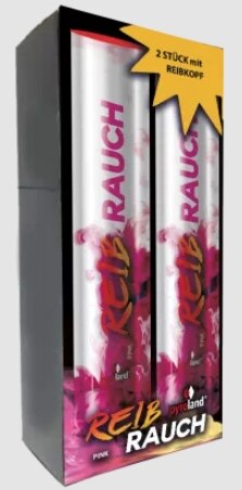 Reib Rauch, Intensiv Pink 2er-Set, ca. 60 Sek., T1