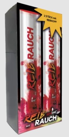 Reib Rauch, Intensiv  Rot 2er-Set, ca. 60 Sek., T1