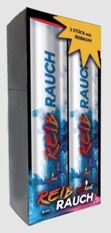Reib Rauch Blau 2er-Set, ca. 60 Sek., T1