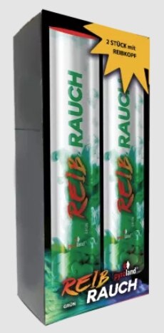 Reib Rauch Gr&uuml;n 2er-Set, ca. 60 Sek., T1