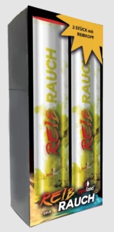 Reib Rauch Gelb 2er-Set, ca. 60 Sek., T1