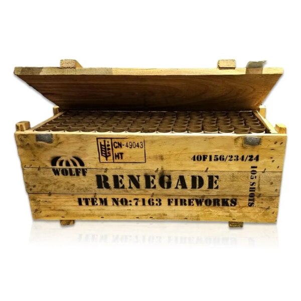 Renegade, 105-Schuss Verbundfeuerwerk NEU