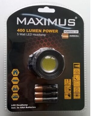 Maximus LED Kopflampe 400 Lumen