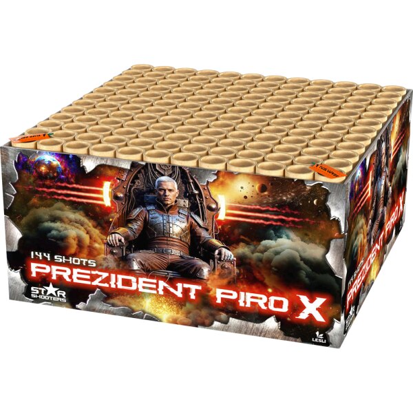 Prezident Piro X, 144 Schu&szlig; Batterie NEU