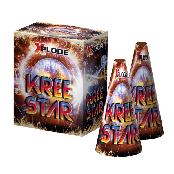 Kree Star 2er Vulkan  Silber und Gold NEU