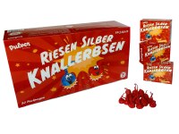 Riesen Silber Knallerbsen 20er im Display