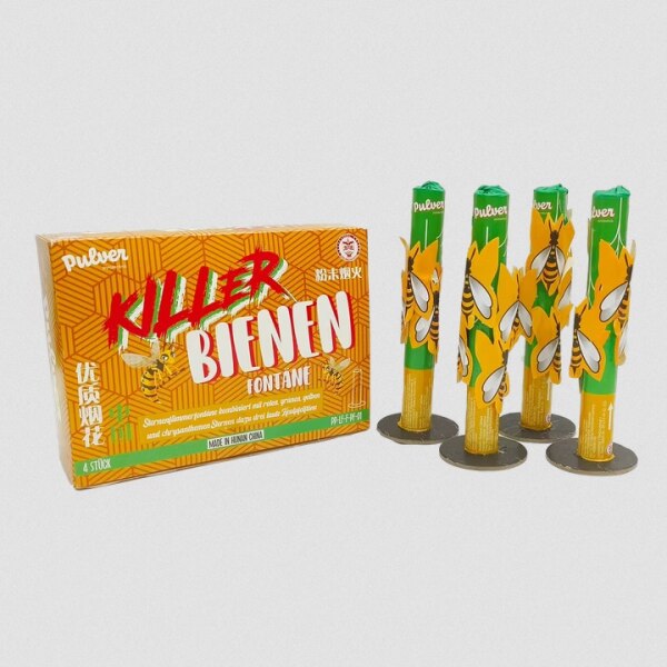 Killer Bienen Font&auml;nen 4er Schachtel