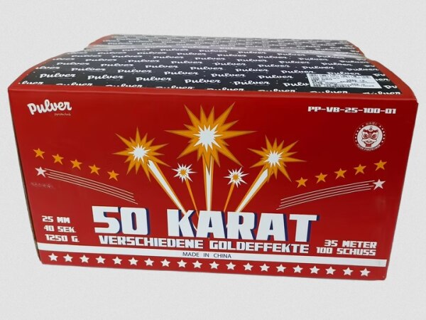50 Karat, 100-Schuss Gold-Batterie
